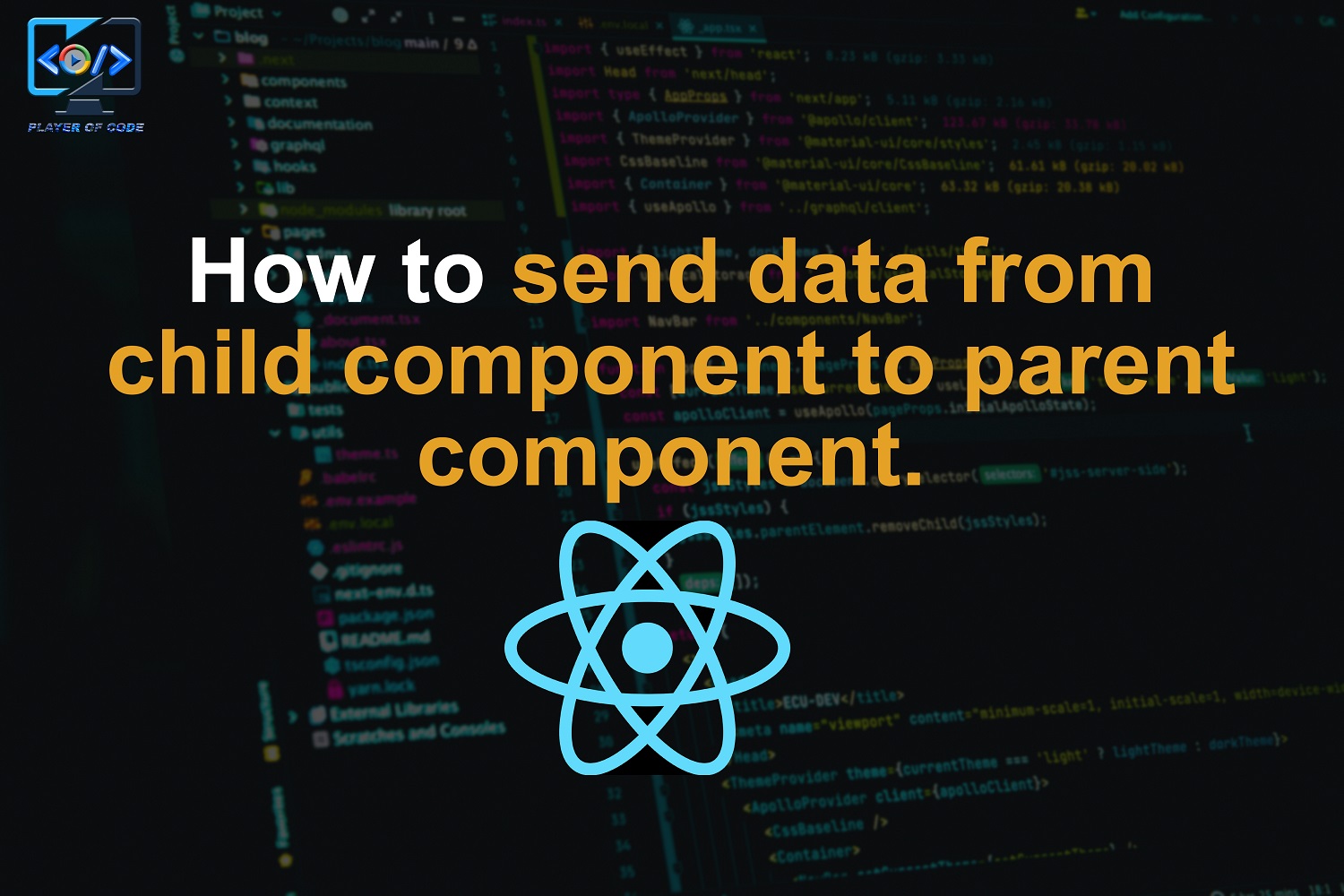 How to send data from  child component to parent  component in react