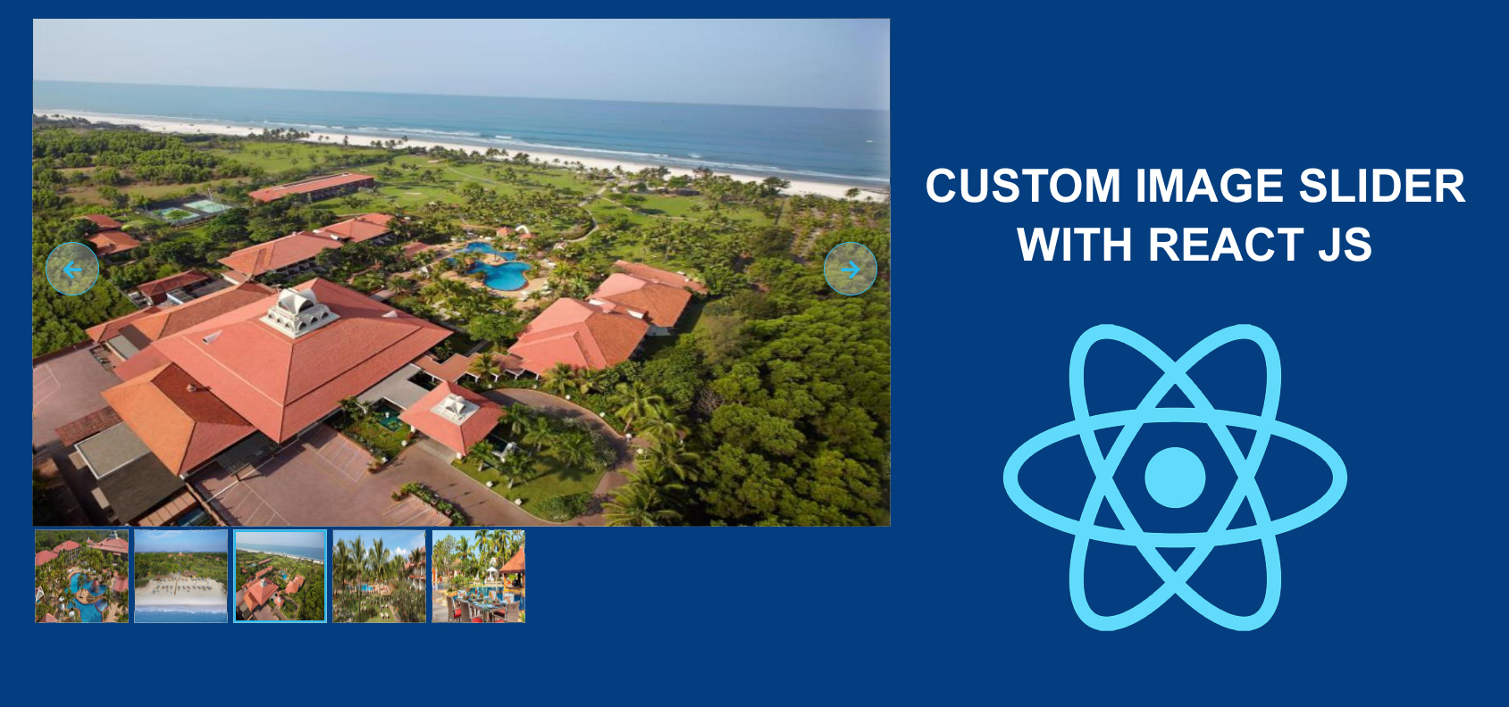 How to make Custom Image Slider in React JS